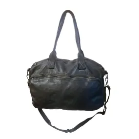 A Meta Prezzo! STOCK SS196 Borsa Viaggio Nero Pelle Sauvage Stile Vintage