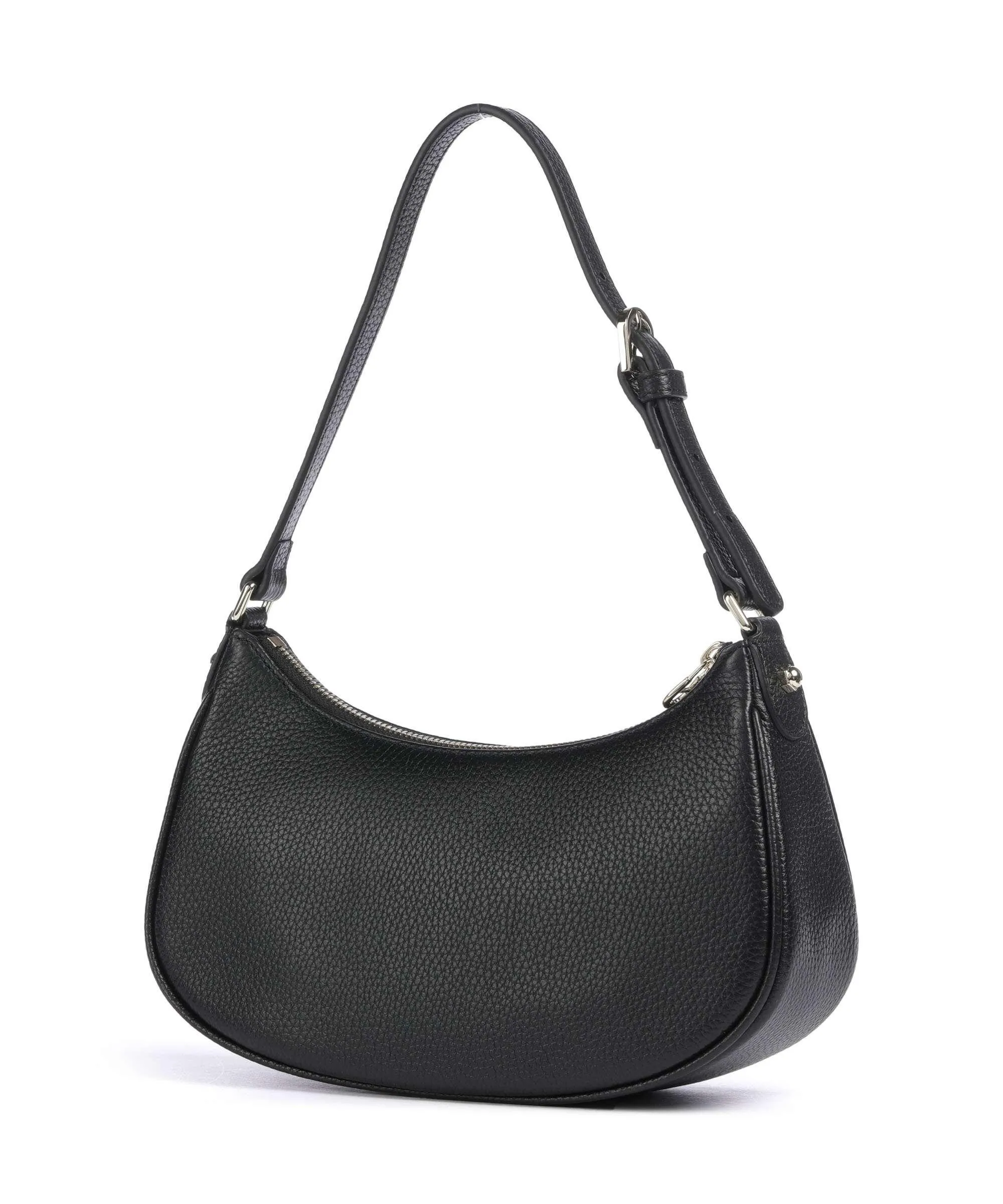  Aigner Diadora XS Borsa a spalla pelle di vacchetta grana nero  