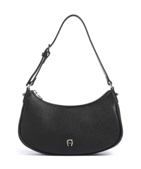  Aigner Diadora XS Borsa a spalla pelle di vacchetta grana nero  