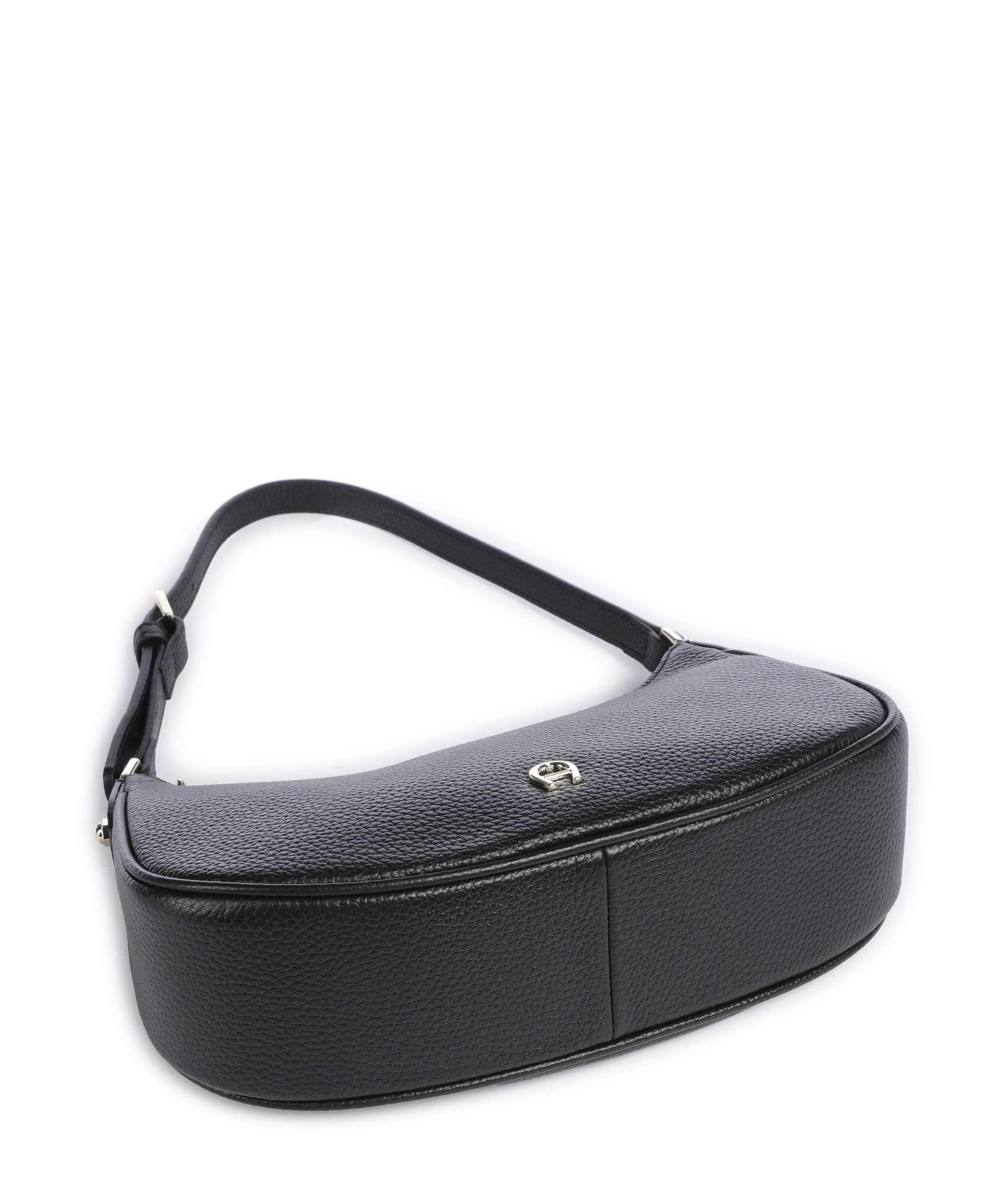  Aigner Diadora XS Borsa a spalla pelle di vacchetta grana nero  