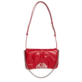 ALEXANDER MCQUEEN  Borsa ''The Seal'' in pelle rossa