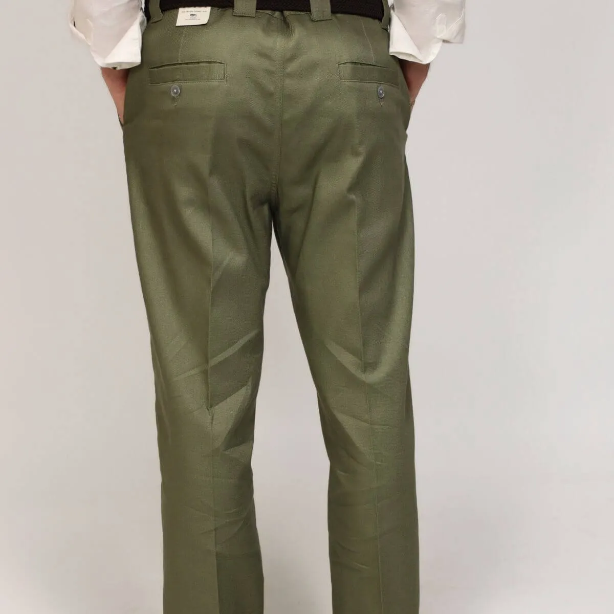 BERNA PANTALONE 243430-57 VERDE MILITARE  