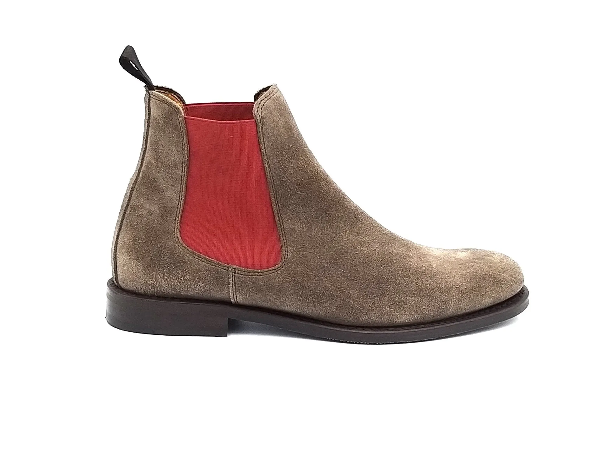 Berwick 1707 Chelsea Boot in camoscio Repello