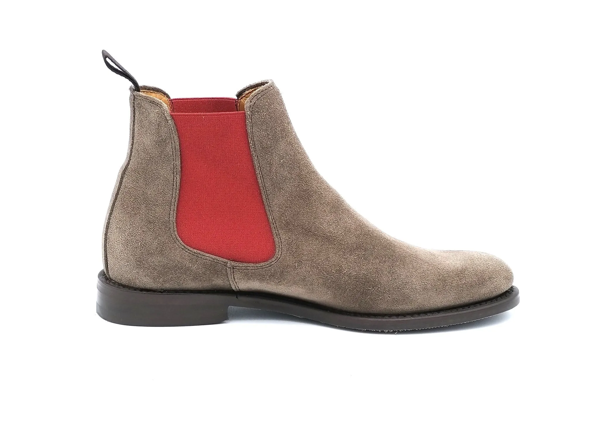 Berwick 1707 Chelsea Boot in camoscio Repello