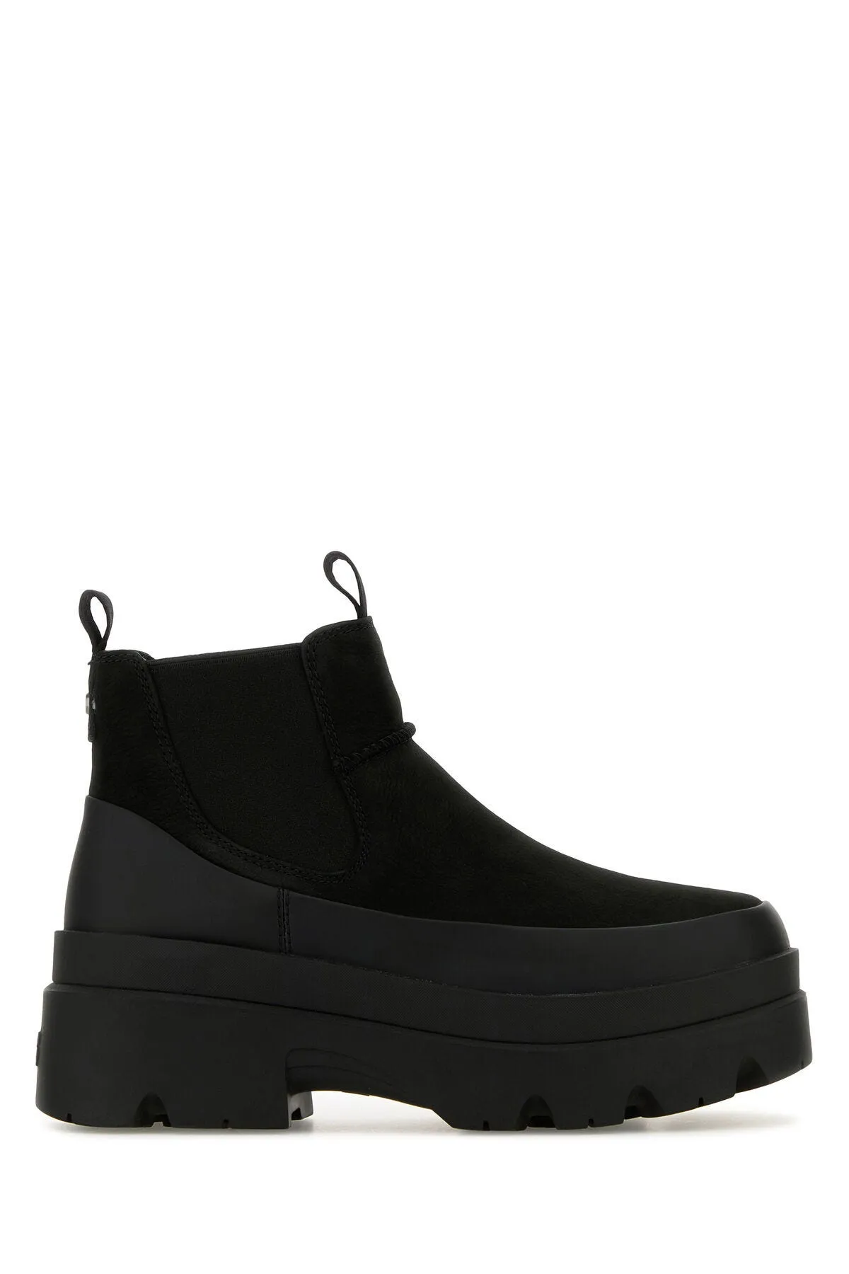 Black suede Brisbane Chelsea ankle boots    