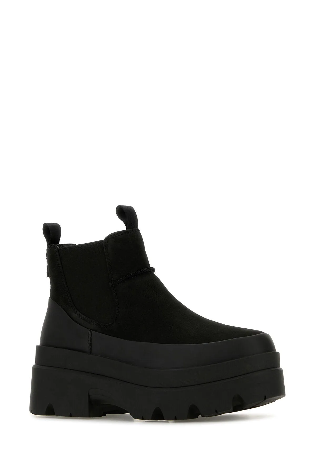 Black suede Brisbane Chelsea ankle boots    