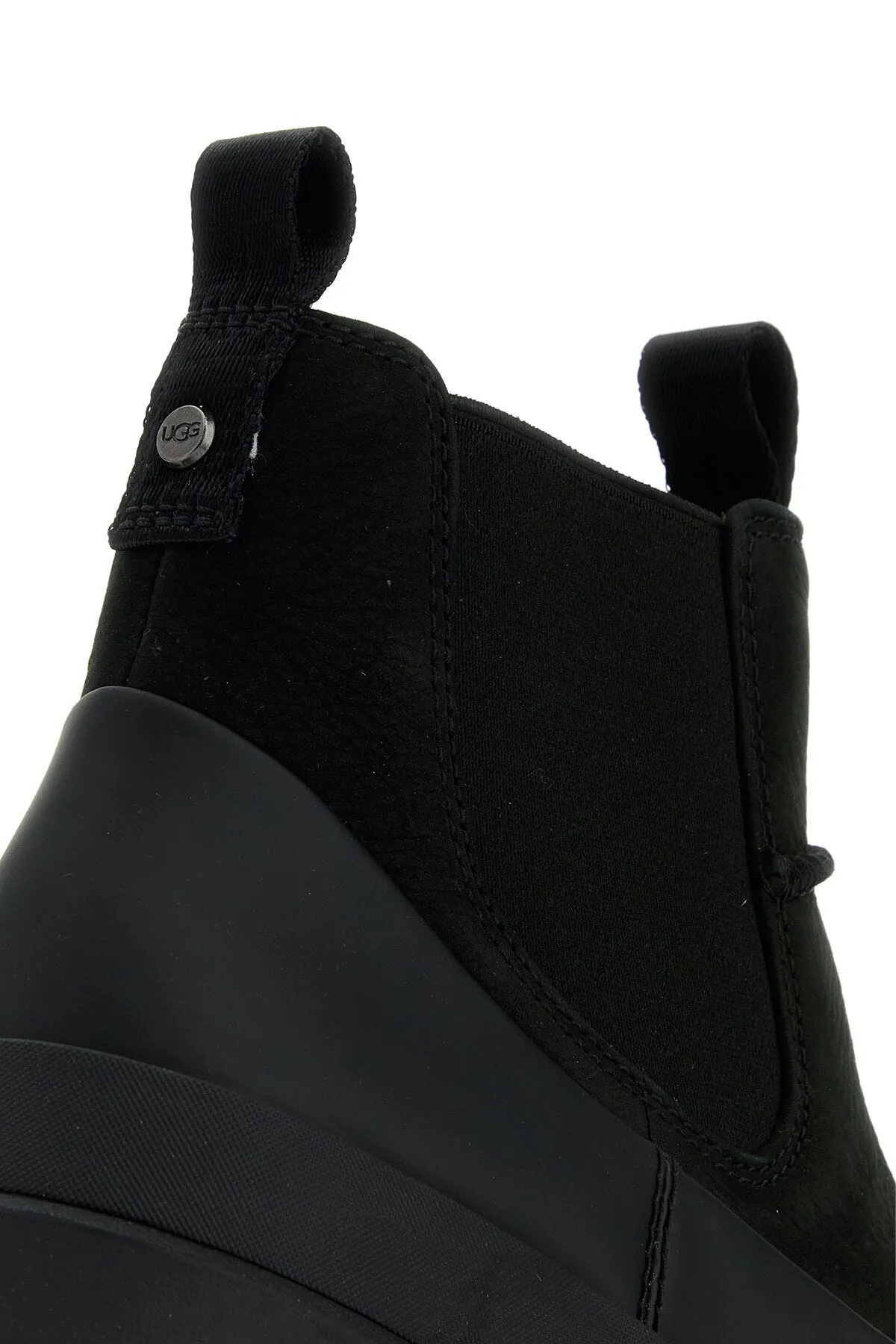 Black suede Brisbane Chelsea ankle boots    