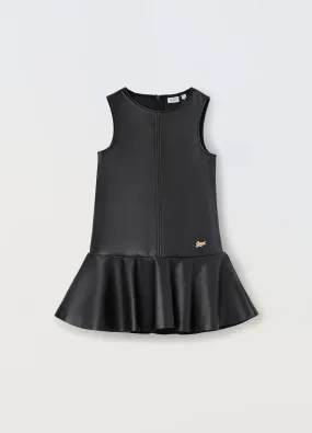 BLUKIDS  Vestito in eco pelle bambina