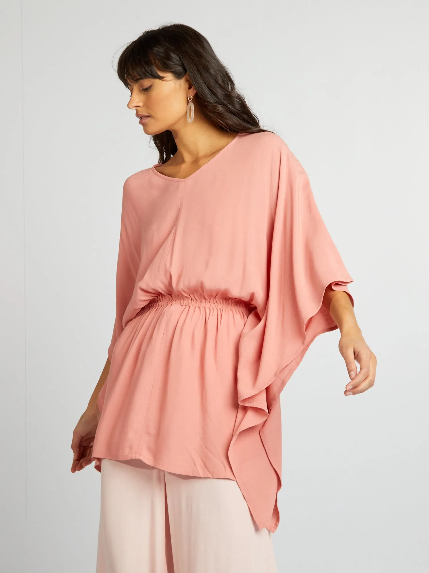 Blusa bohémien - ROSA