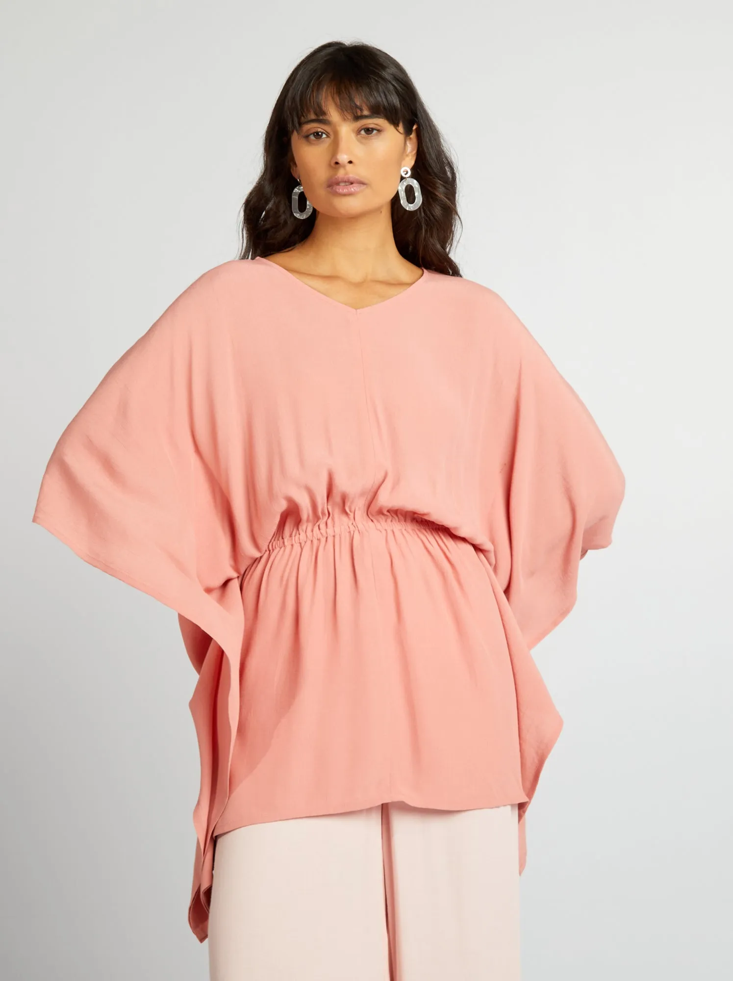 Blusa bohémien - ROSA