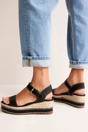 Boden - Espadrillas con zeppa e cuciture a vista    