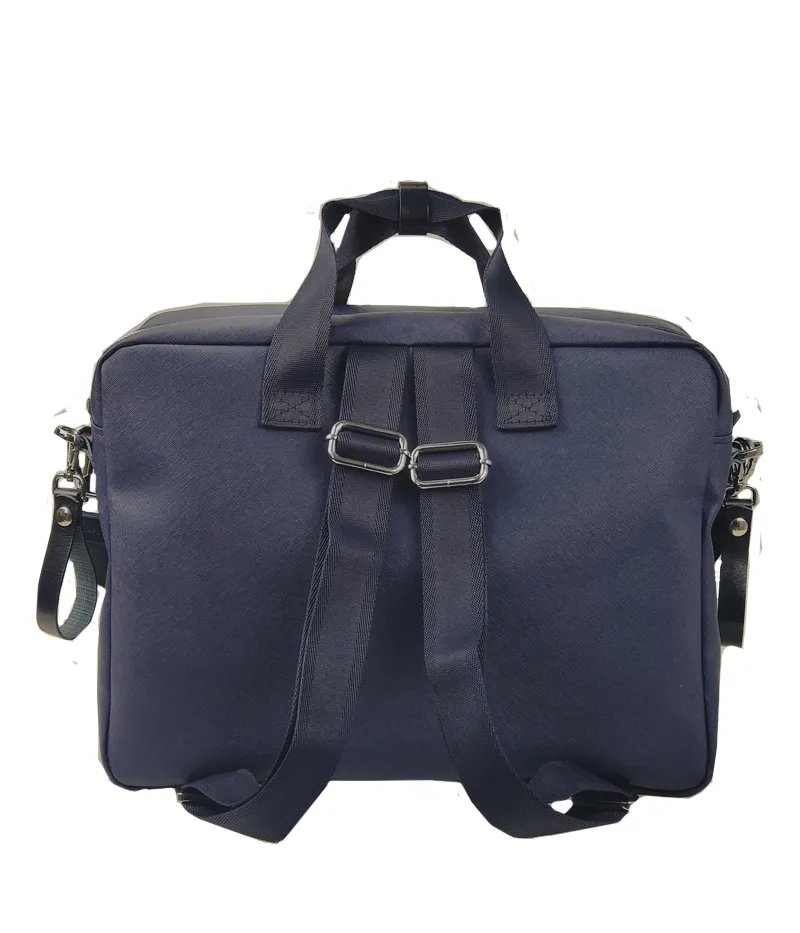 Borsa parto sistema Zaino - Saffiano Blu