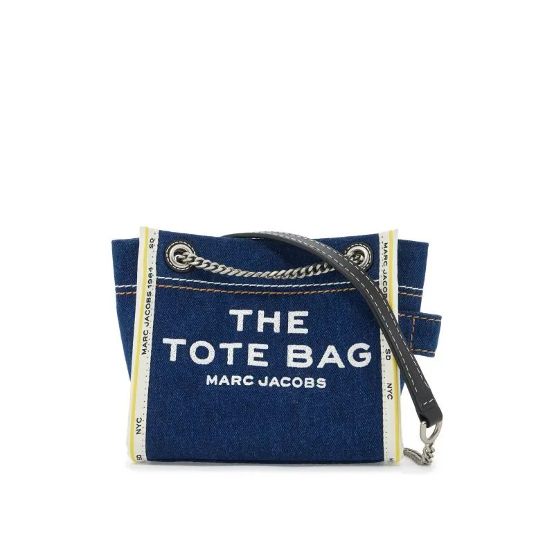 Borsa The Denim Chain Crossbody Tote Bag