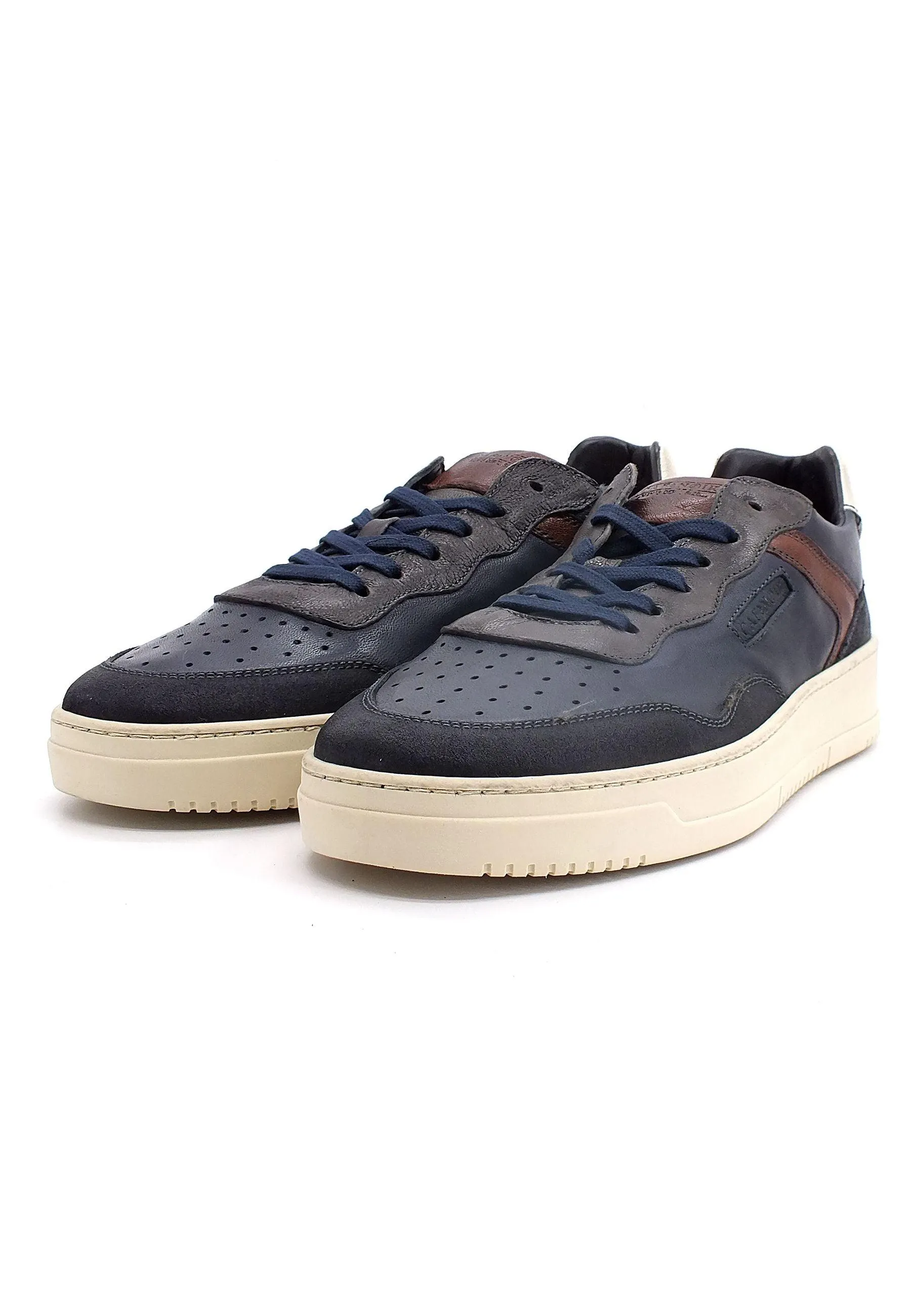 CAFENOIR Sneaker Tricolor Uomo Multi Blue PV1210