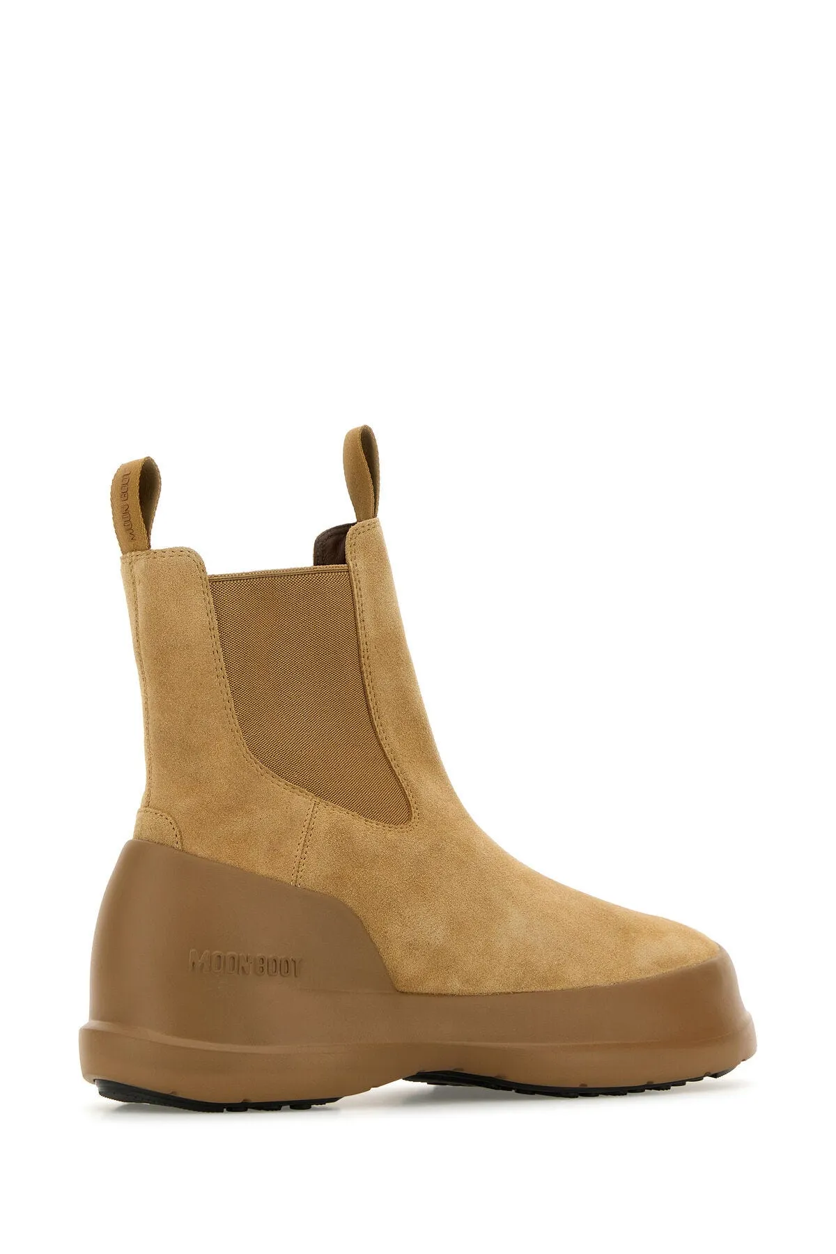 Camel suede Luna Chelsea ankle boots    