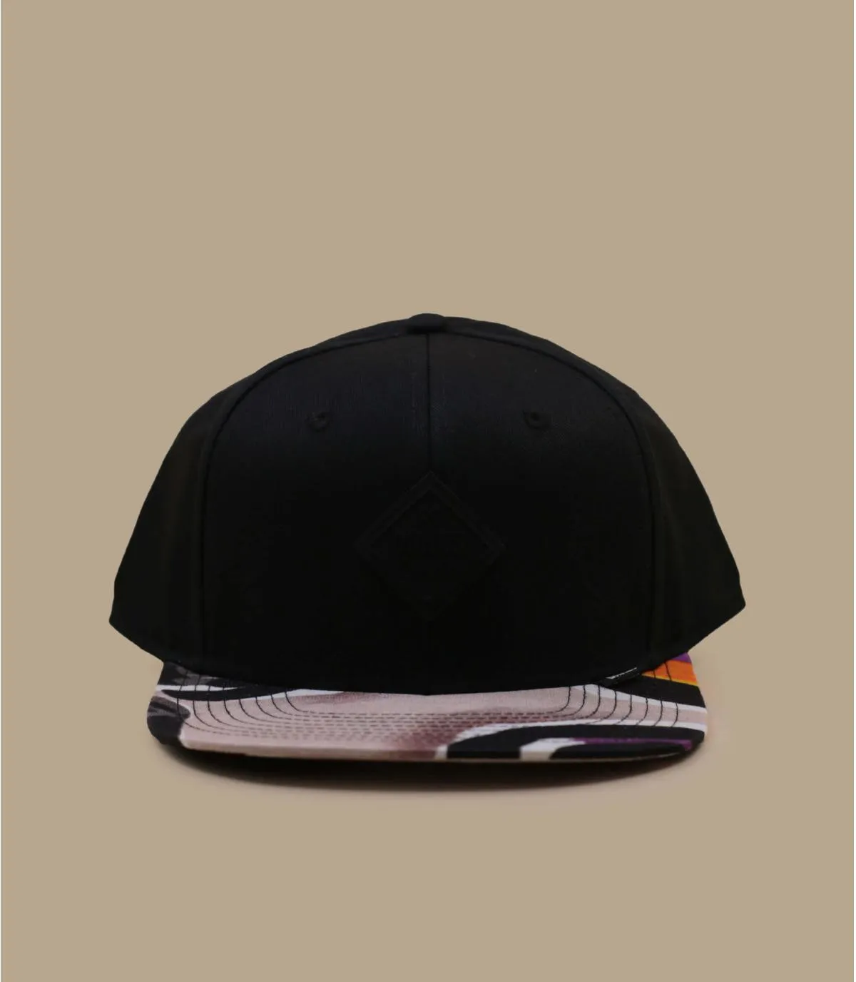 Cappello snapback arancione neroCappellini Snapback Paintdots rev     