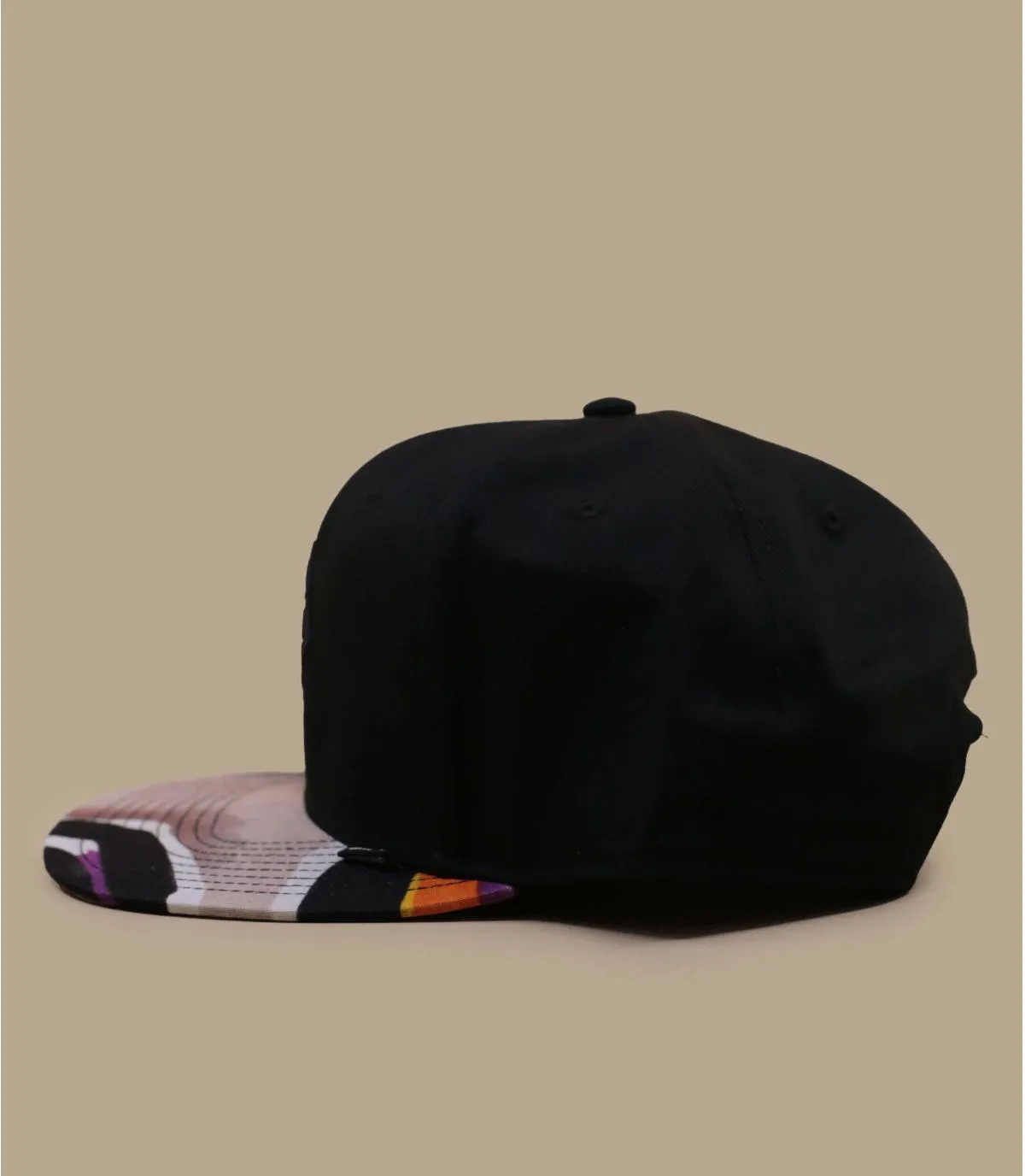 Cappello snapback arancione neroCappellini Snapback Paintdots rev     