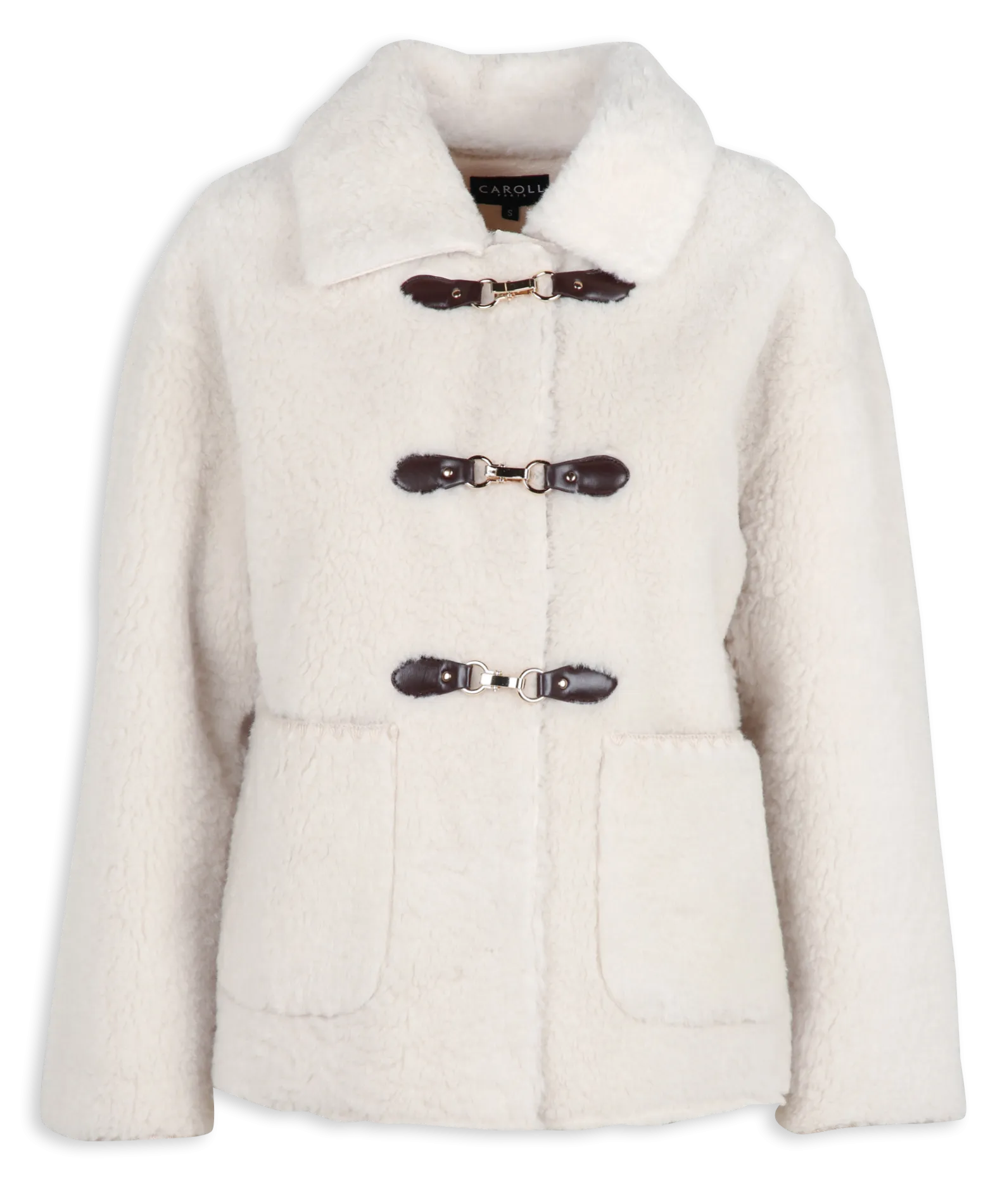  CAROLL   GIGOGNE - Cappotto collo camicia soffice | Beige