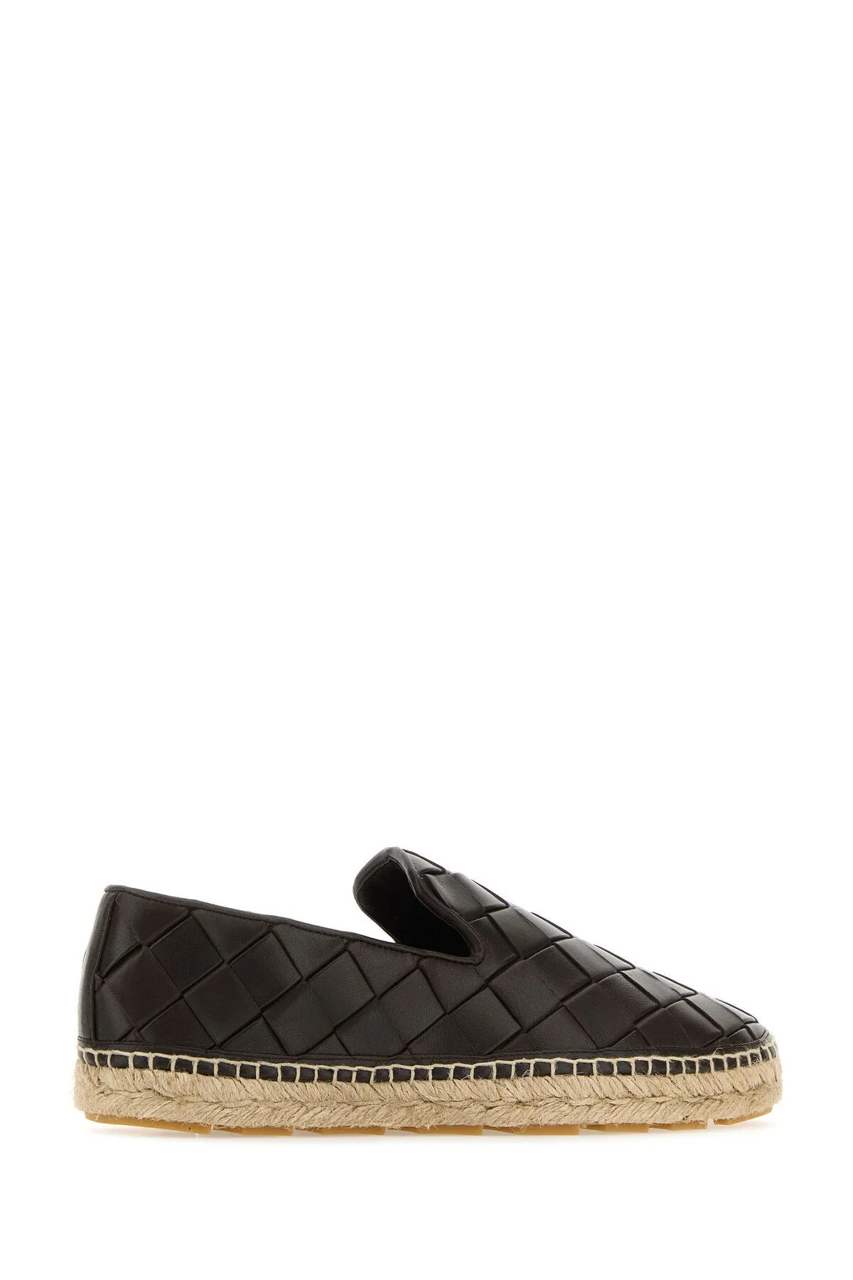 Chocolate leather Jack espadrillas     