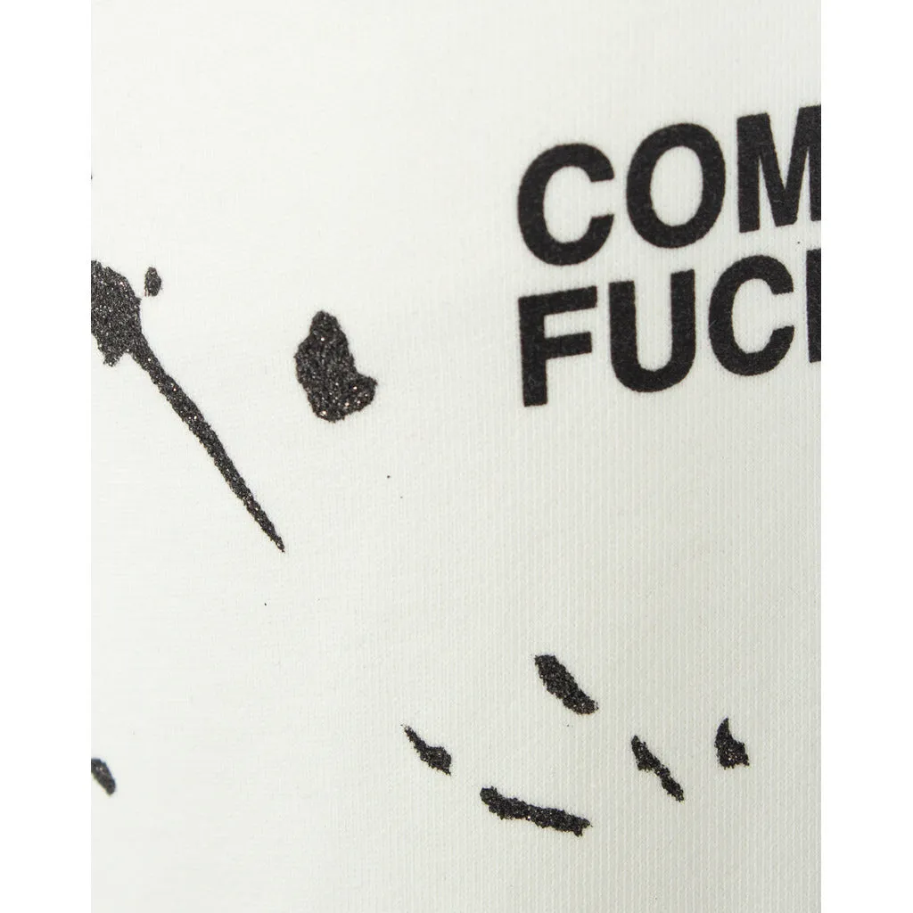 Comme Des Fuckdown pantalone tuta bianco   