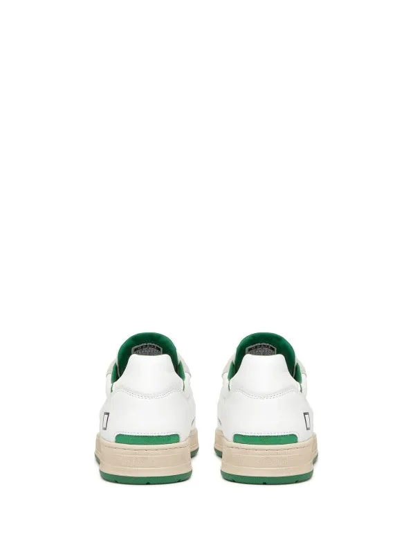 Court 2.0 white green leather sneaker