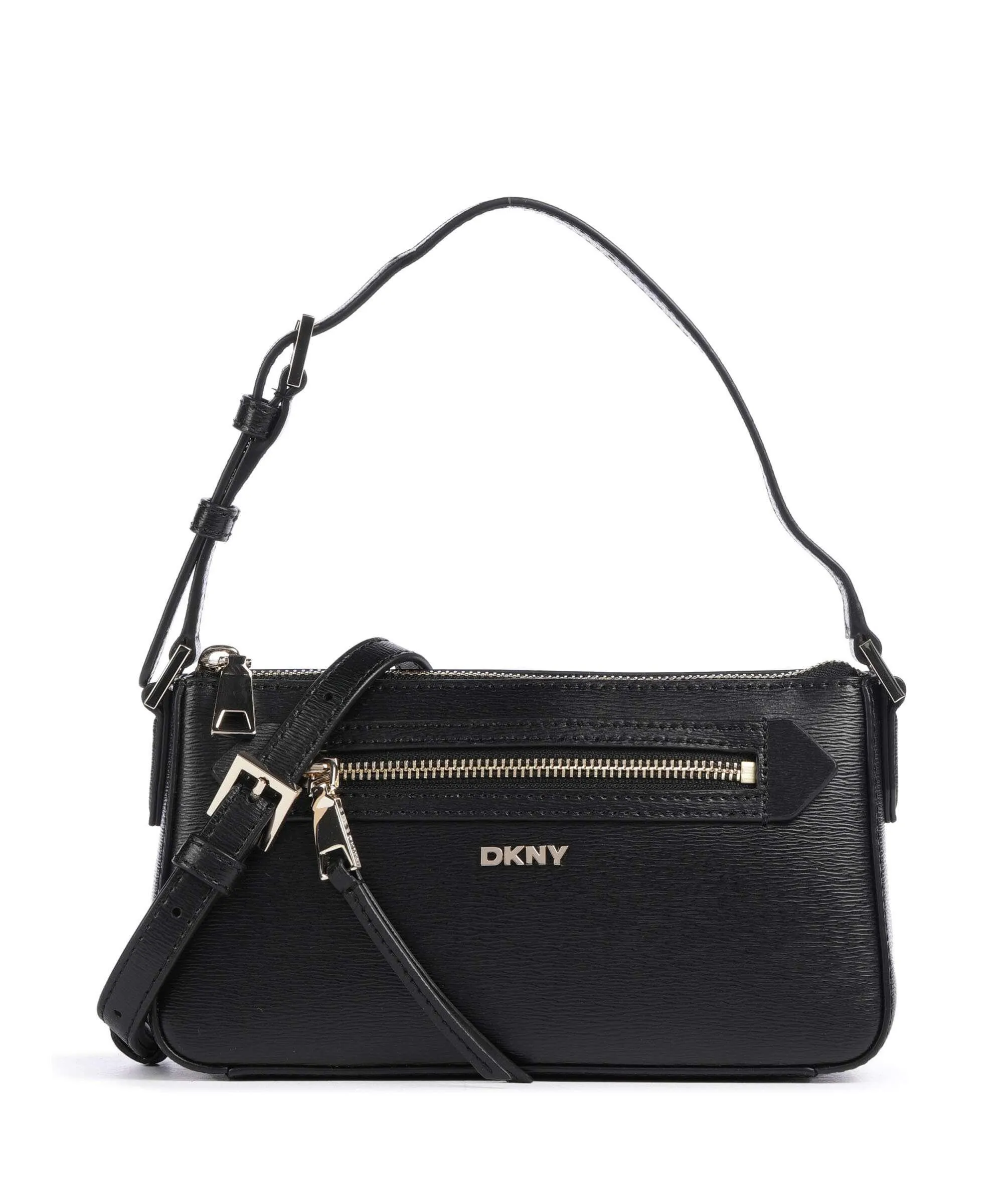  DKNY Bryant Borsa a spalla pelle bovina nero  