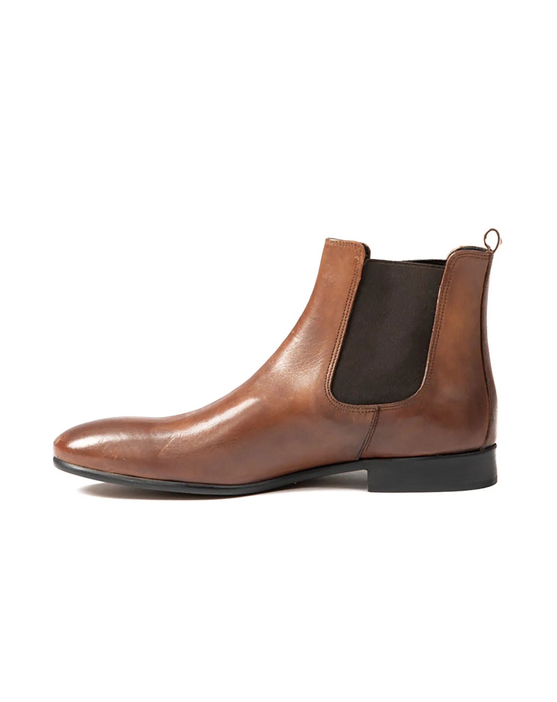 Dre - chelsea boots in pelle marrone