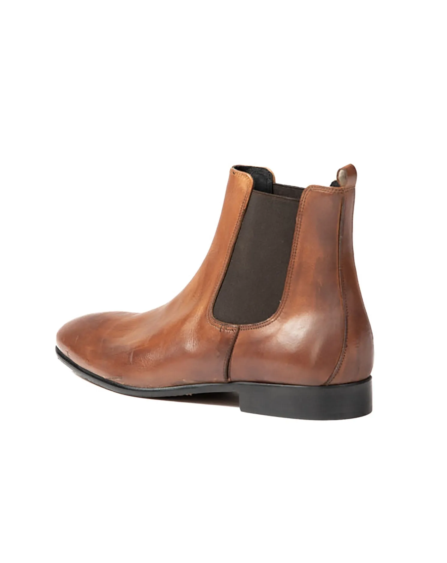 Dre - chelsea boots in pelle marrone