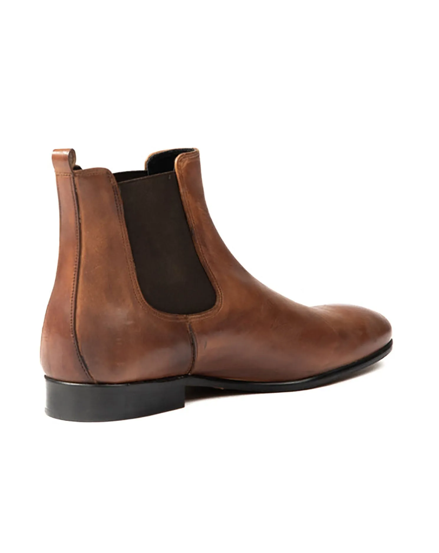 Dre - chelsea boots in pelle marrone