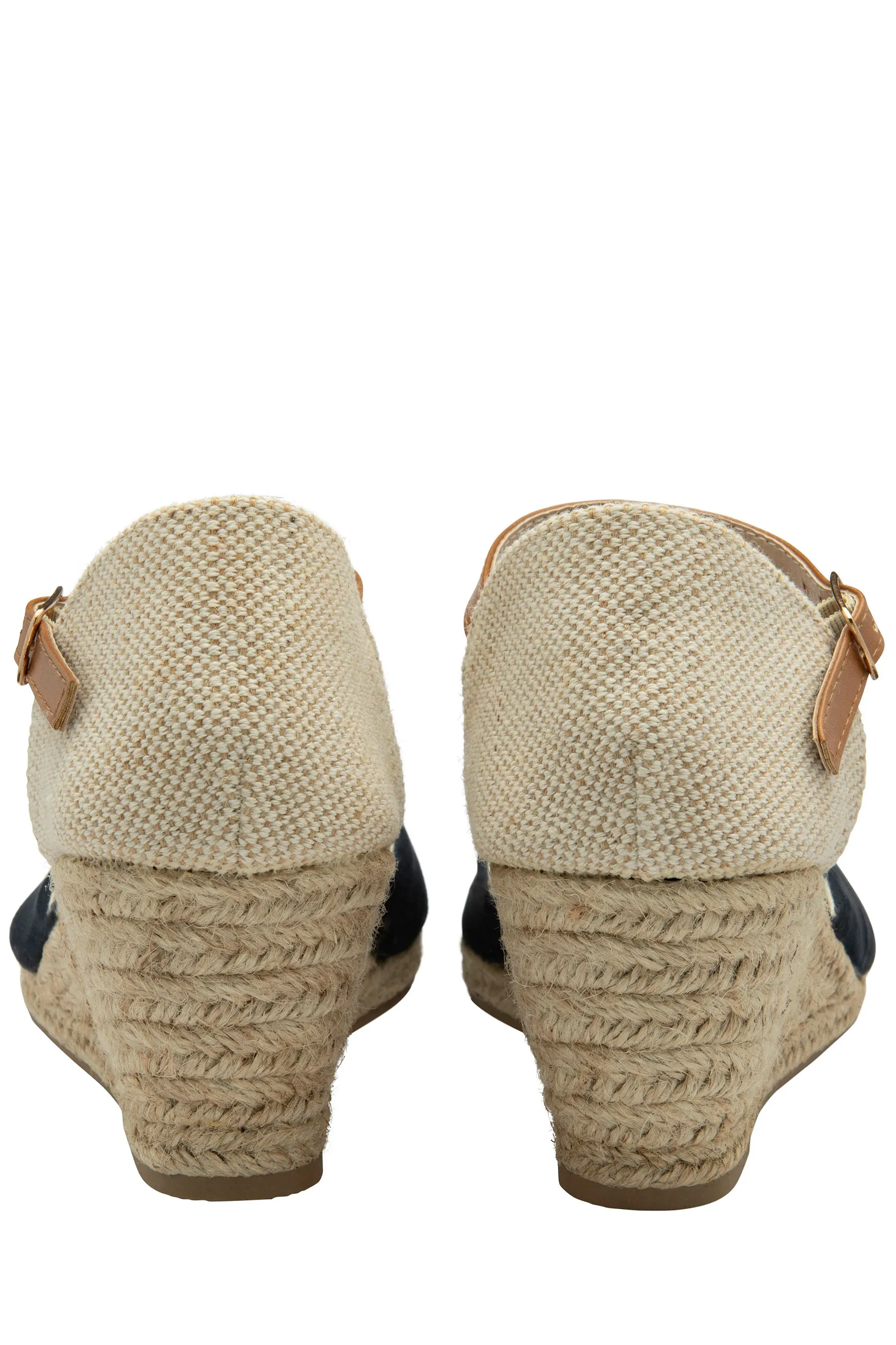 Dunlop - Scarpe stile espadrillas con zeppa    