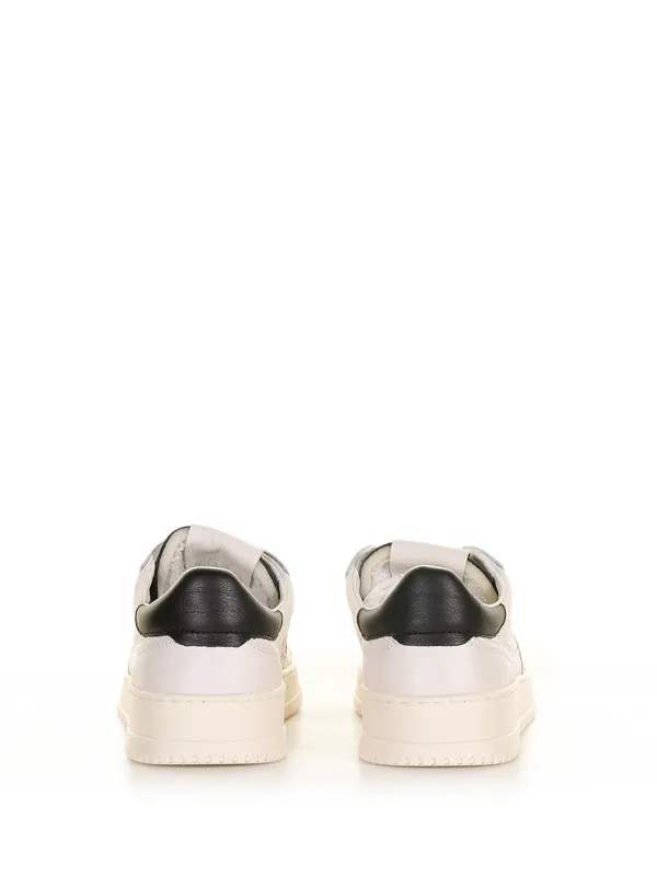 Eddy sneaker in white leather