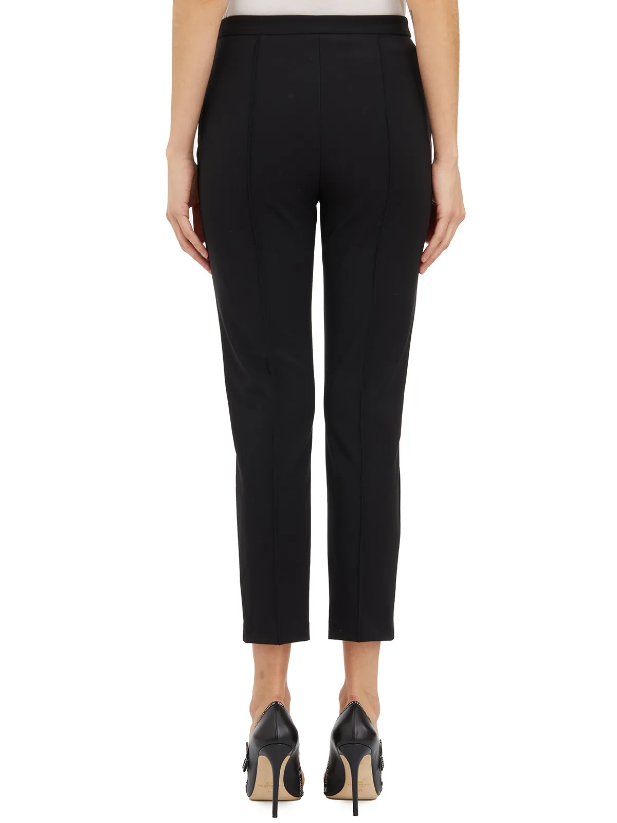 ELISABETTA FRANCHI  PANTALONE DRITTO CON MORSETTO 