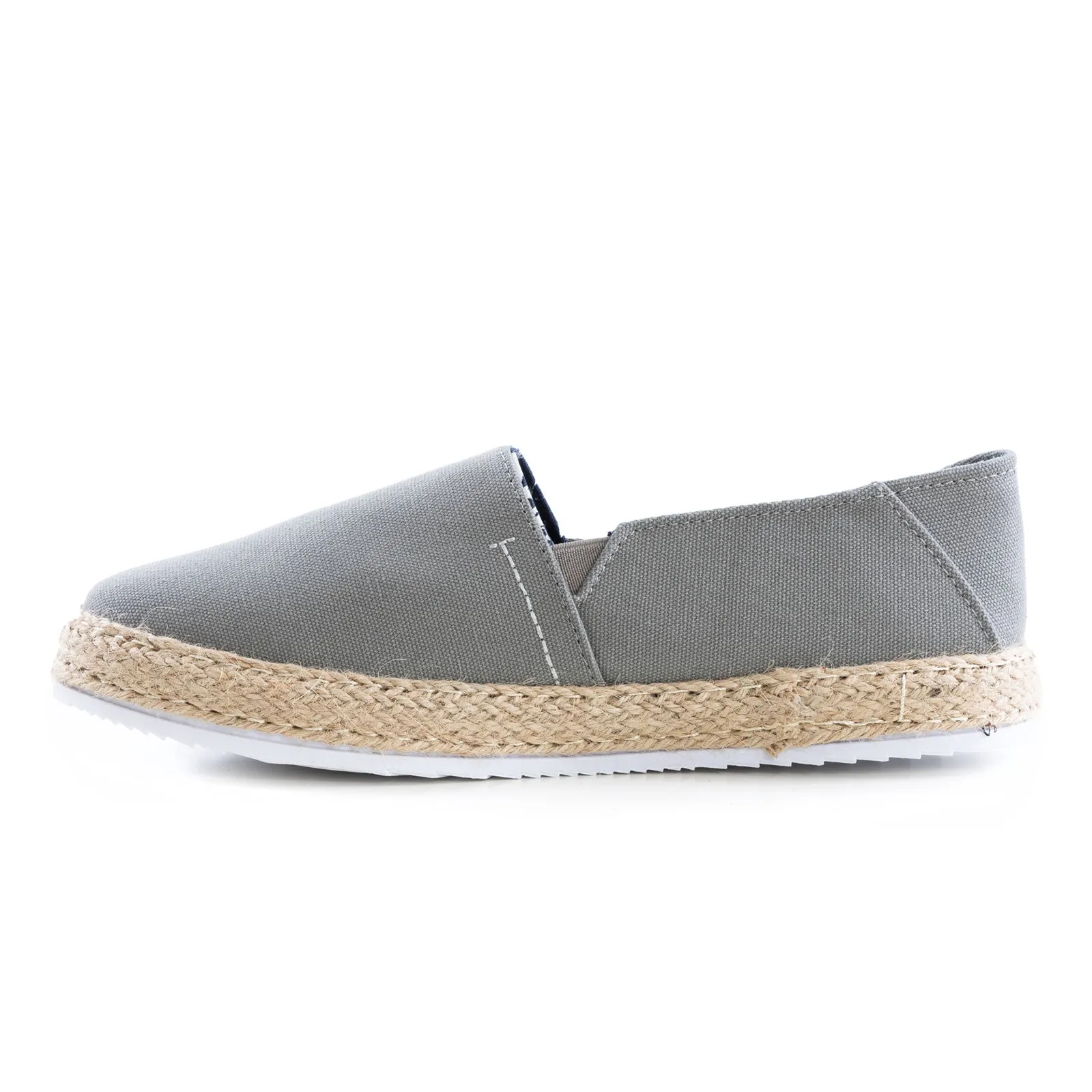 Espadrillas Uomo Mocassini Tela Fondo Corda Egz8601