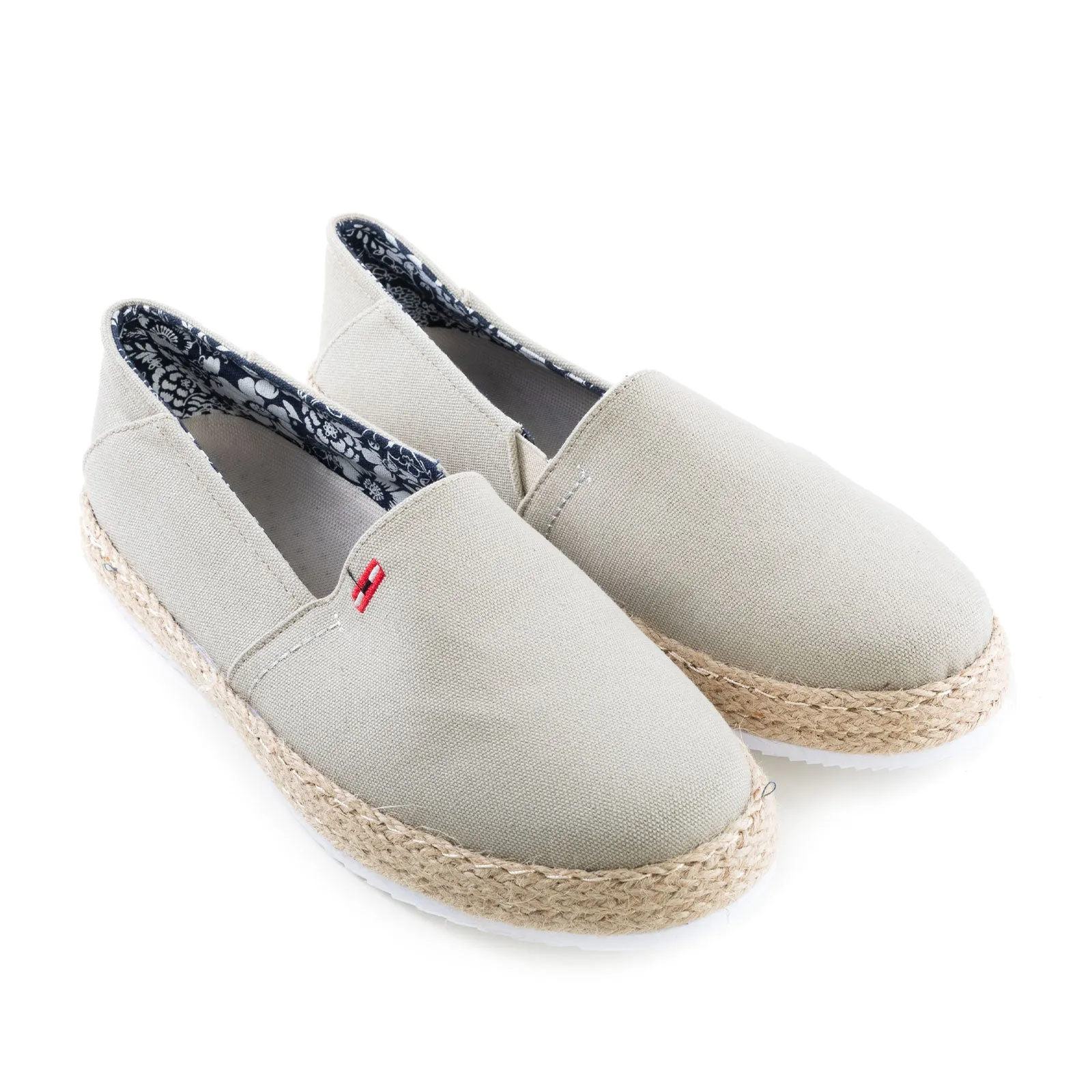 Espadrillas Uomo Mocassini Tela Fondo Corda Egz8601