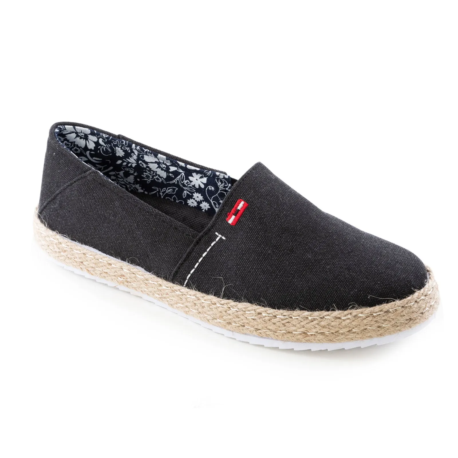 Espadrillas Uomo Mocassini Tela Fondo Corda Egz8601