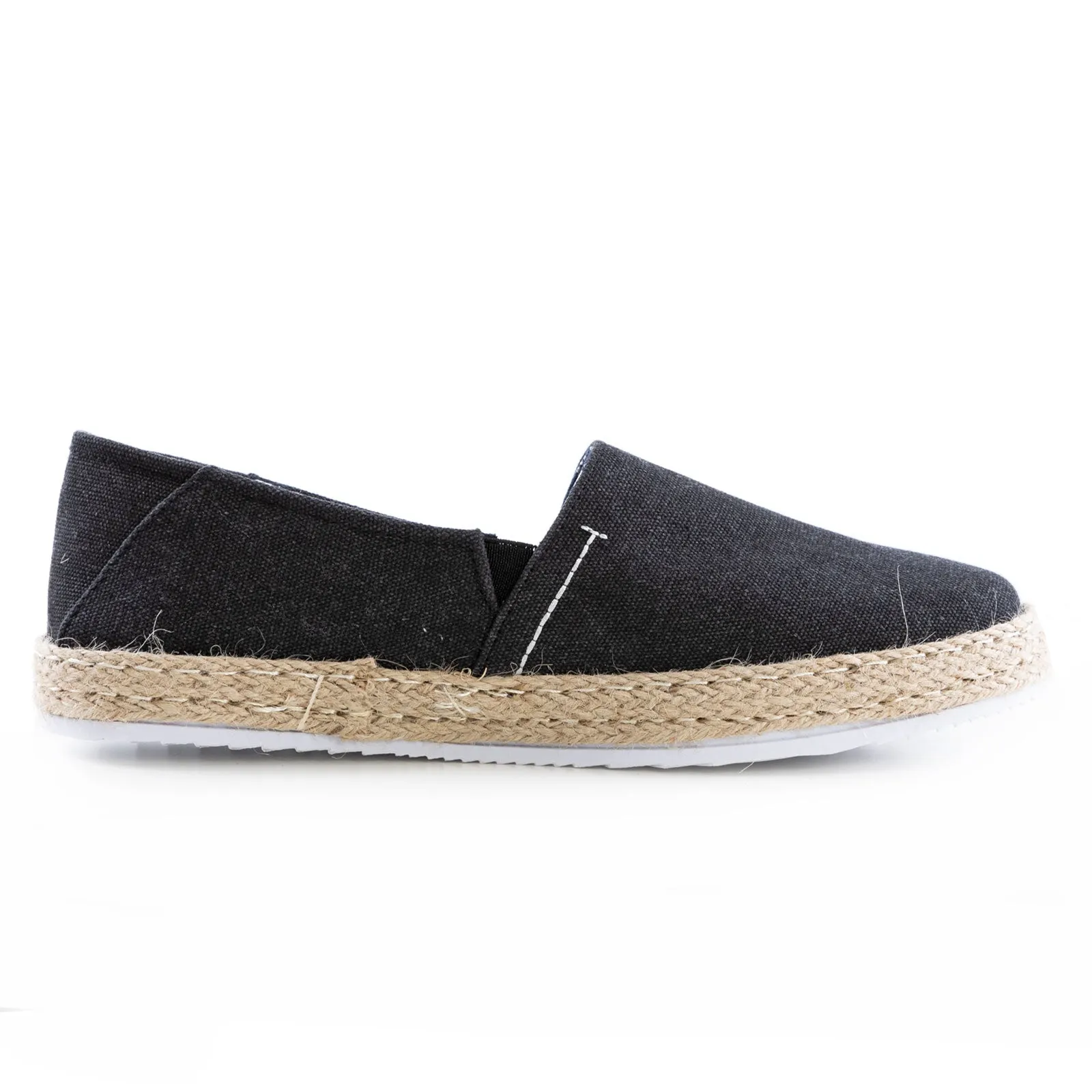 Espadrillas Uomo Mocassini Tela Fondo Corda Egz8601