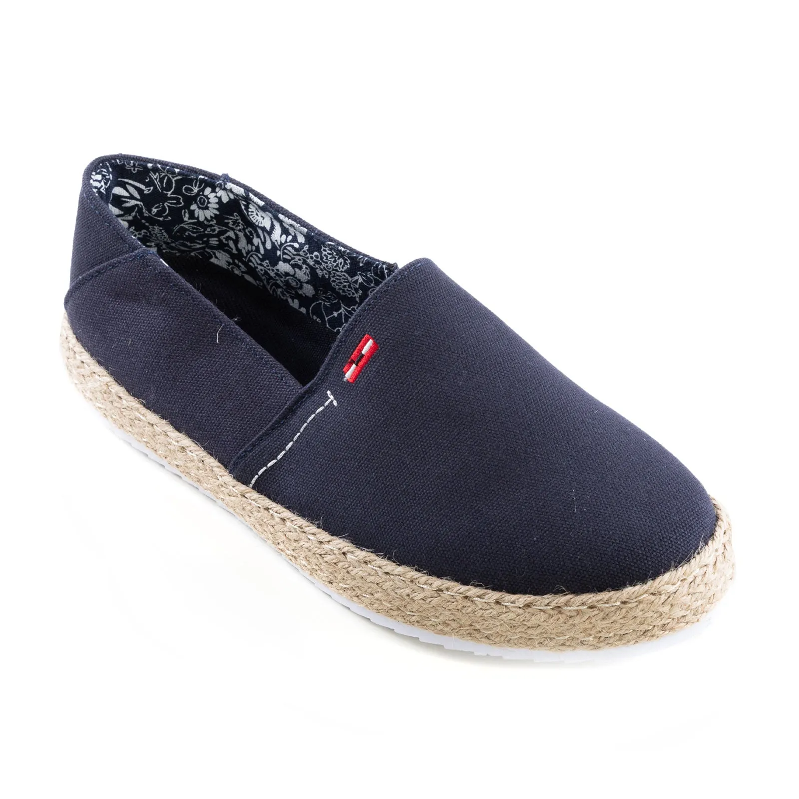 Espadrillas Uomo Mocassini Tela Fondo Corda Egz8601