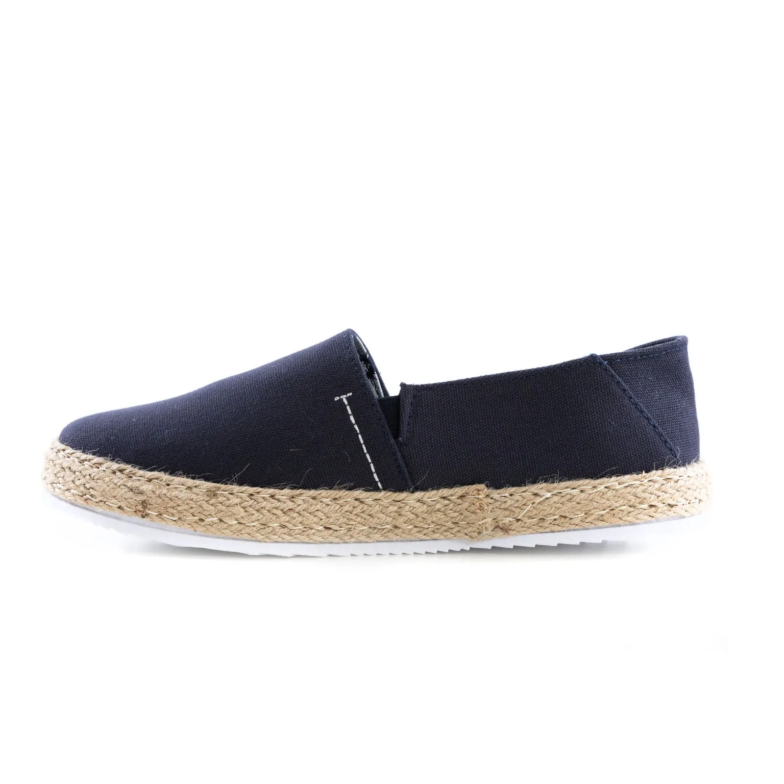 Espadrillas Uomo Mocassini Tela Fondo Corda Egz8601