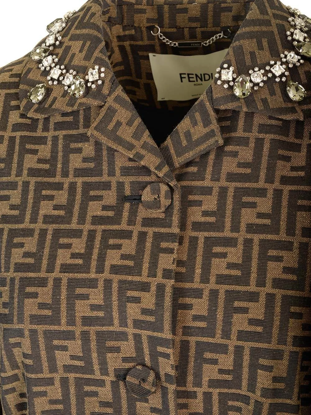   Fendi  Cappotto in canvas FF  