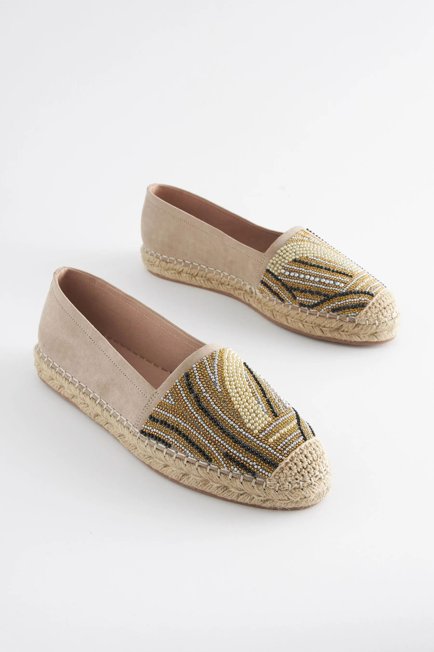 Forever Comfort® Espadrillas con perline    