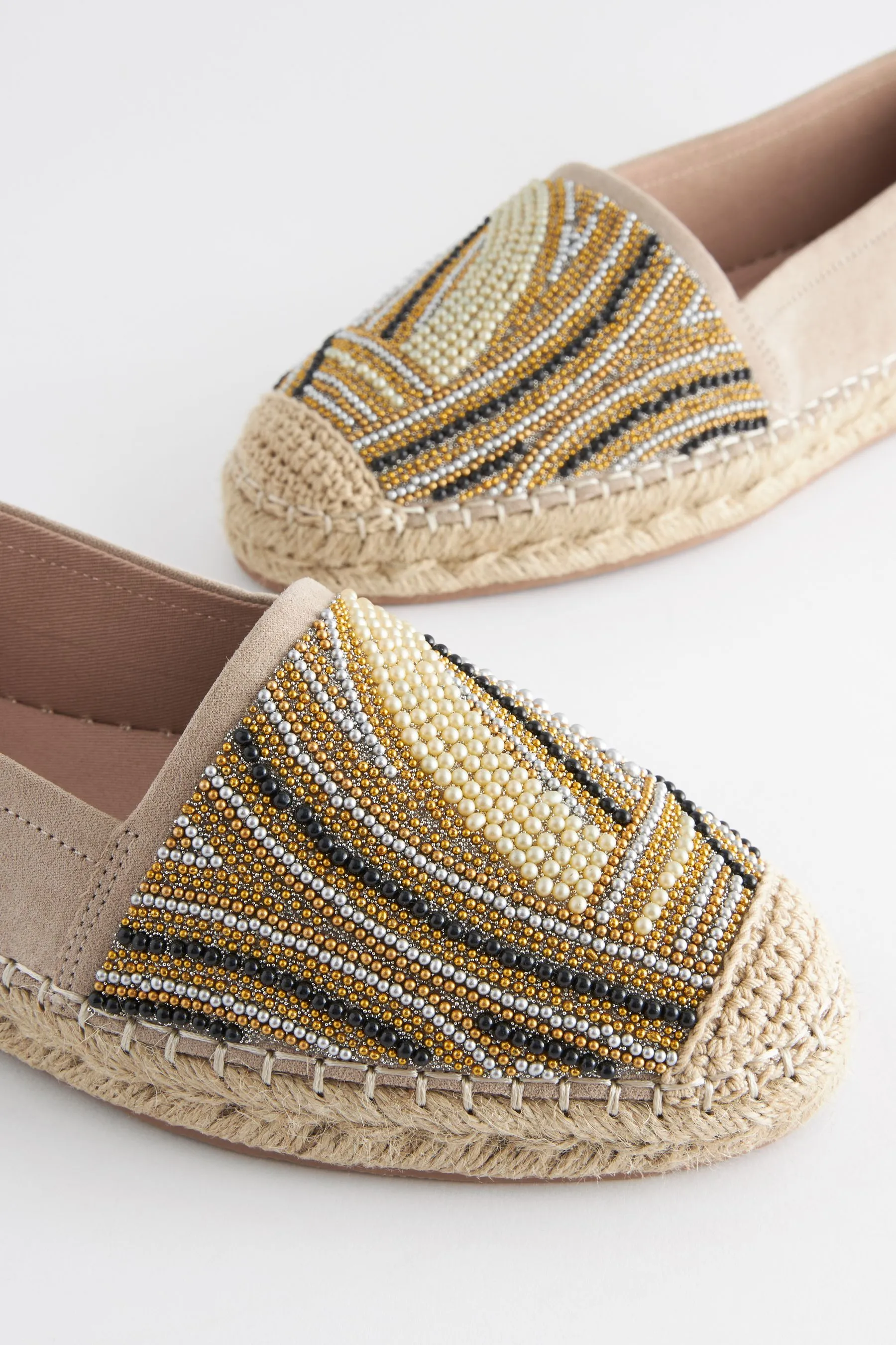 Forever Comfort® Espadrillas con perline    