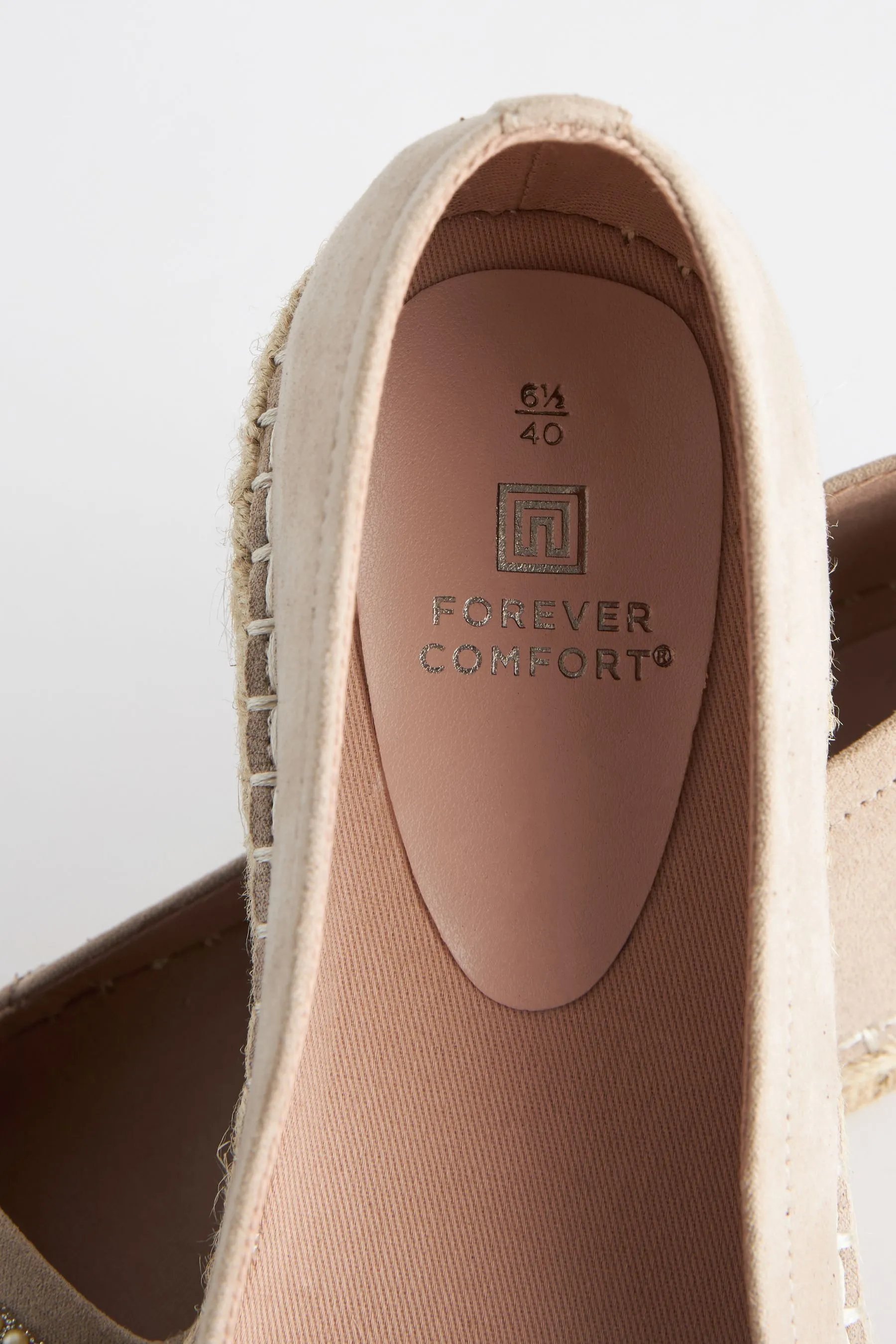 Forever Comfort® Espadrillas con perline    