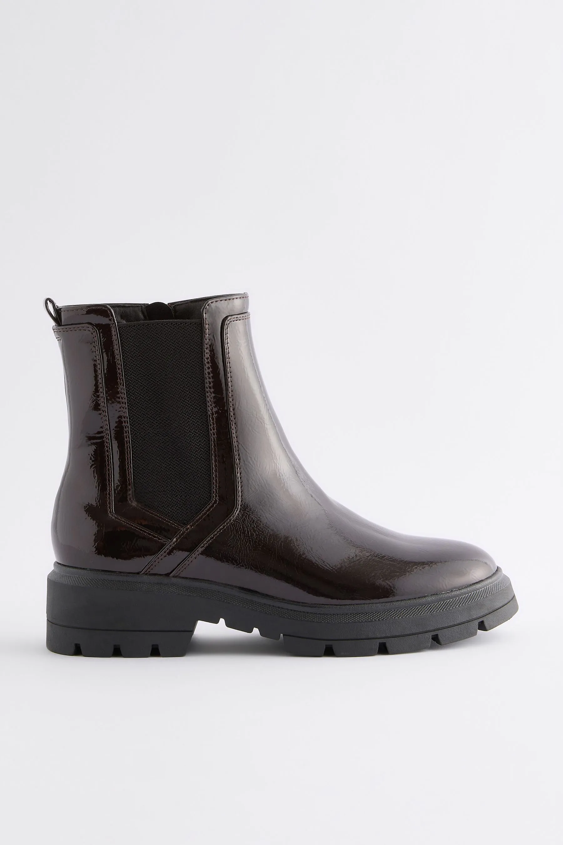 Forever Comfort® Patent Chelsea Boots    