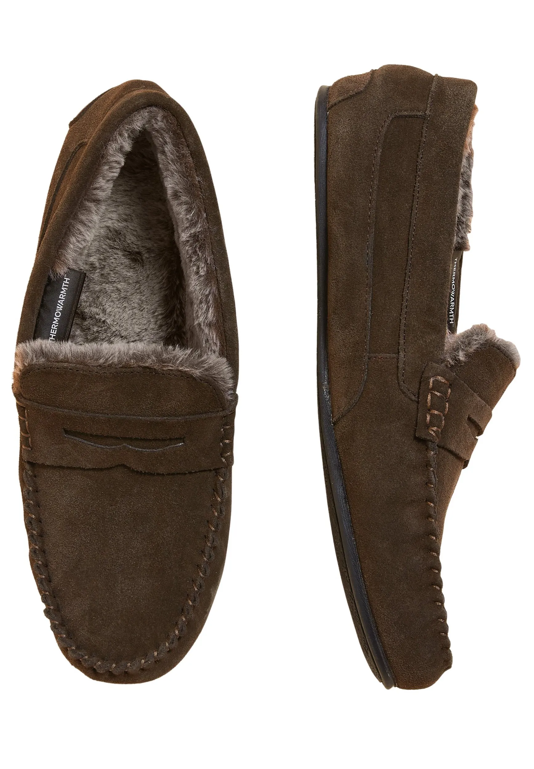 FRESHFEET FLEECE LINED SUEDE - Pantofole