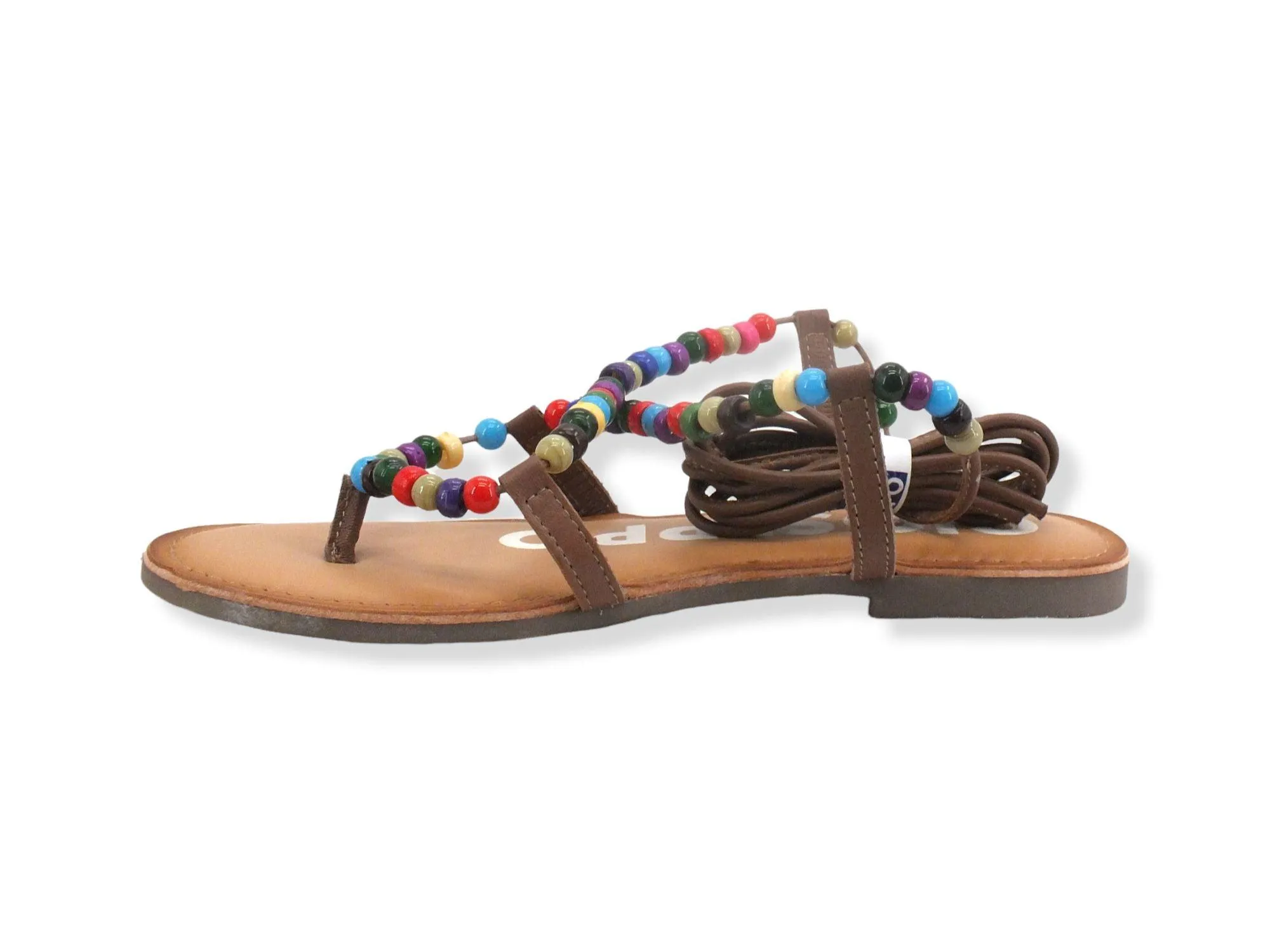 GIOSEPPO Laconi Sandalo Infradito Gladiator Perle Multi 66032