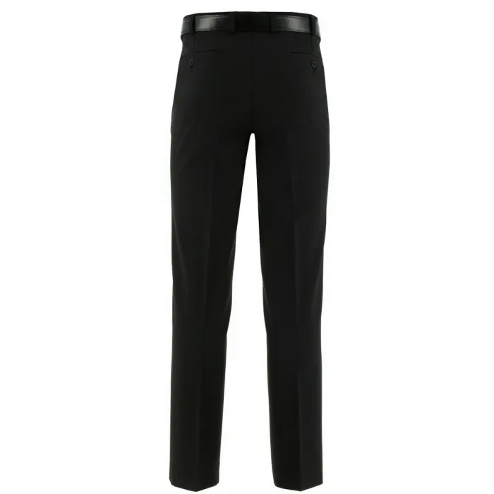 Henk ter Horst Wol Terlenka Stretch Pantalon Black