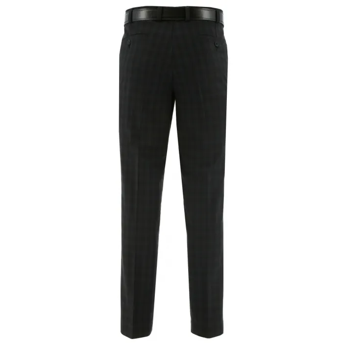 Henk ter Horst Wol Terlenka Stretch Pantalon Grey Window