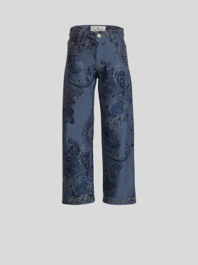 JEANS JACQUARD PER BAMBINI