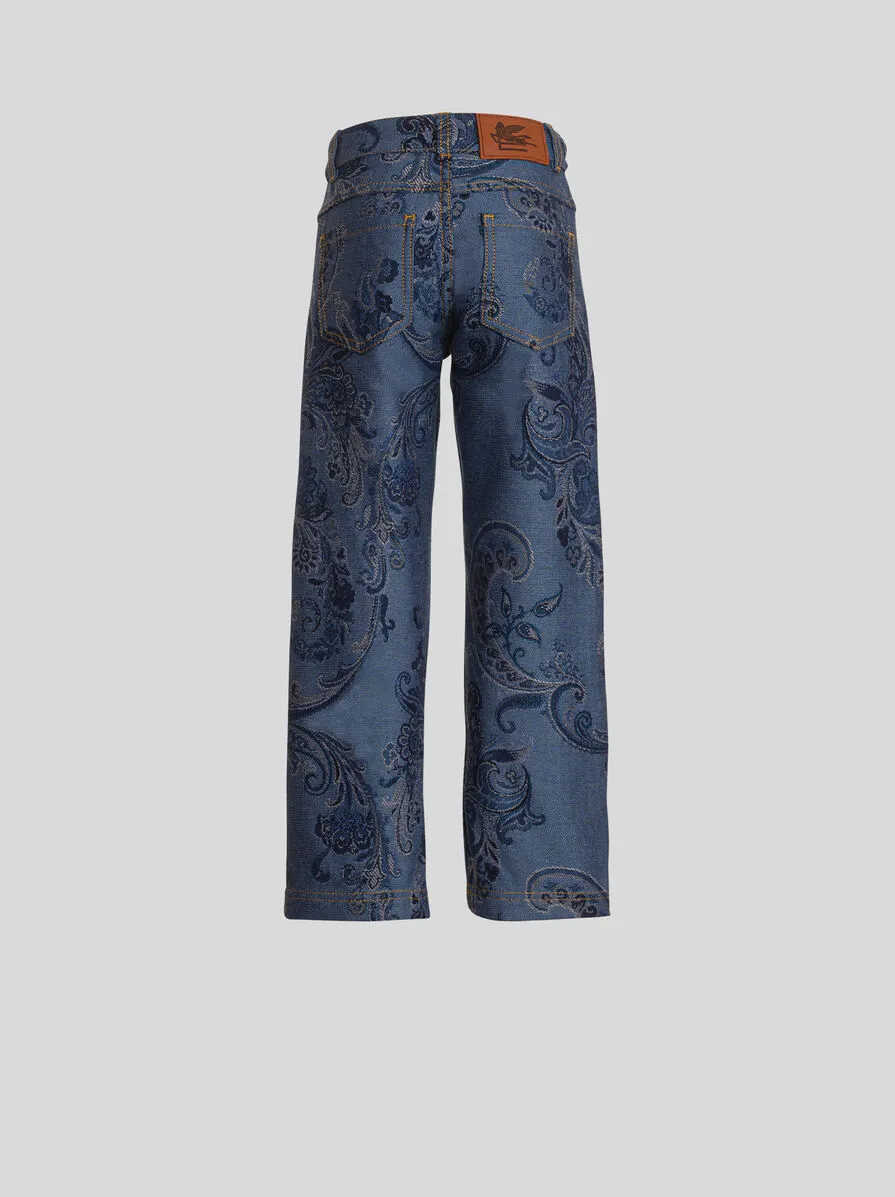 JEANS JACQUARD PER BAMBINI