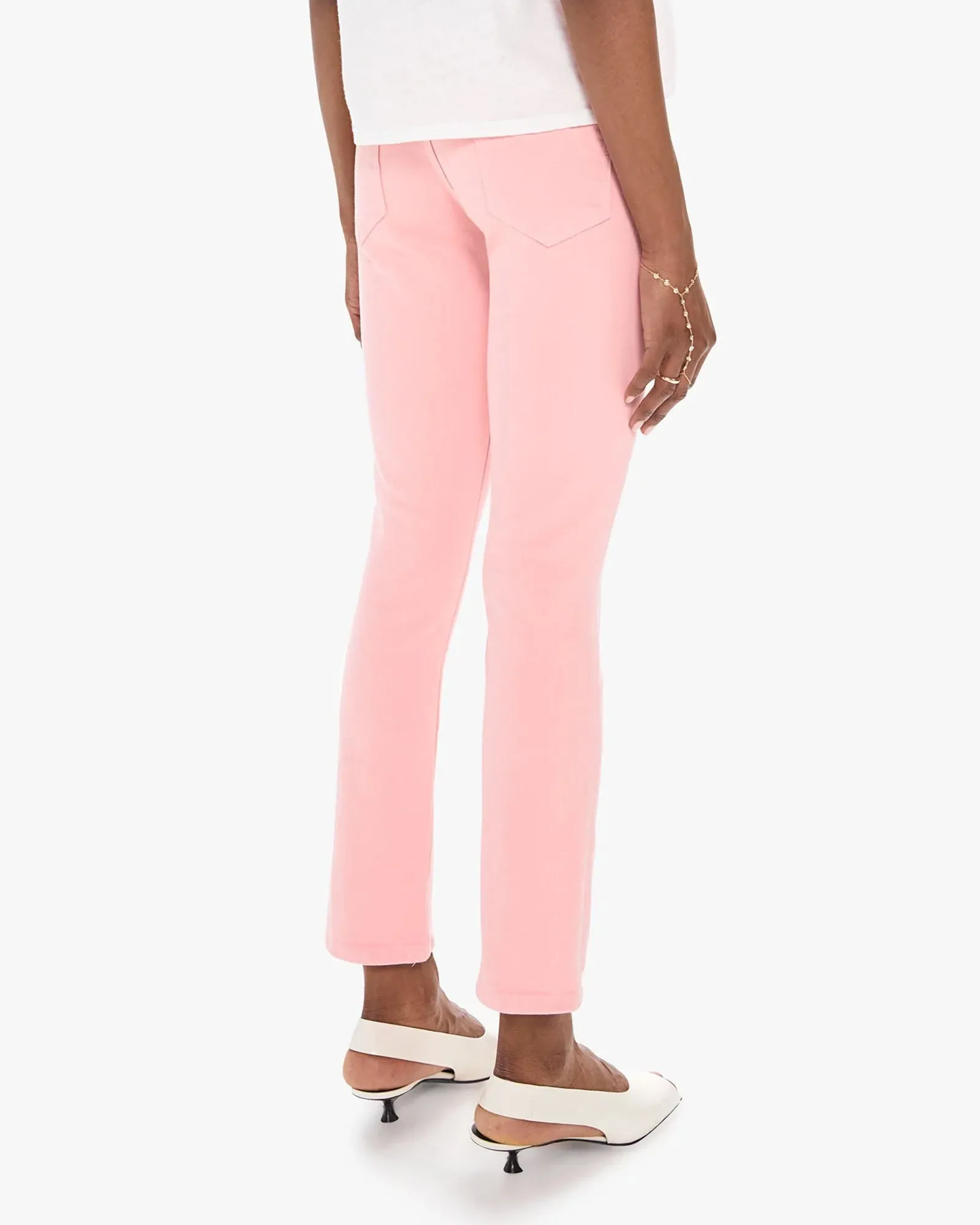 Jeans The Mid Rise Dazzler Ankle Quartz Pink